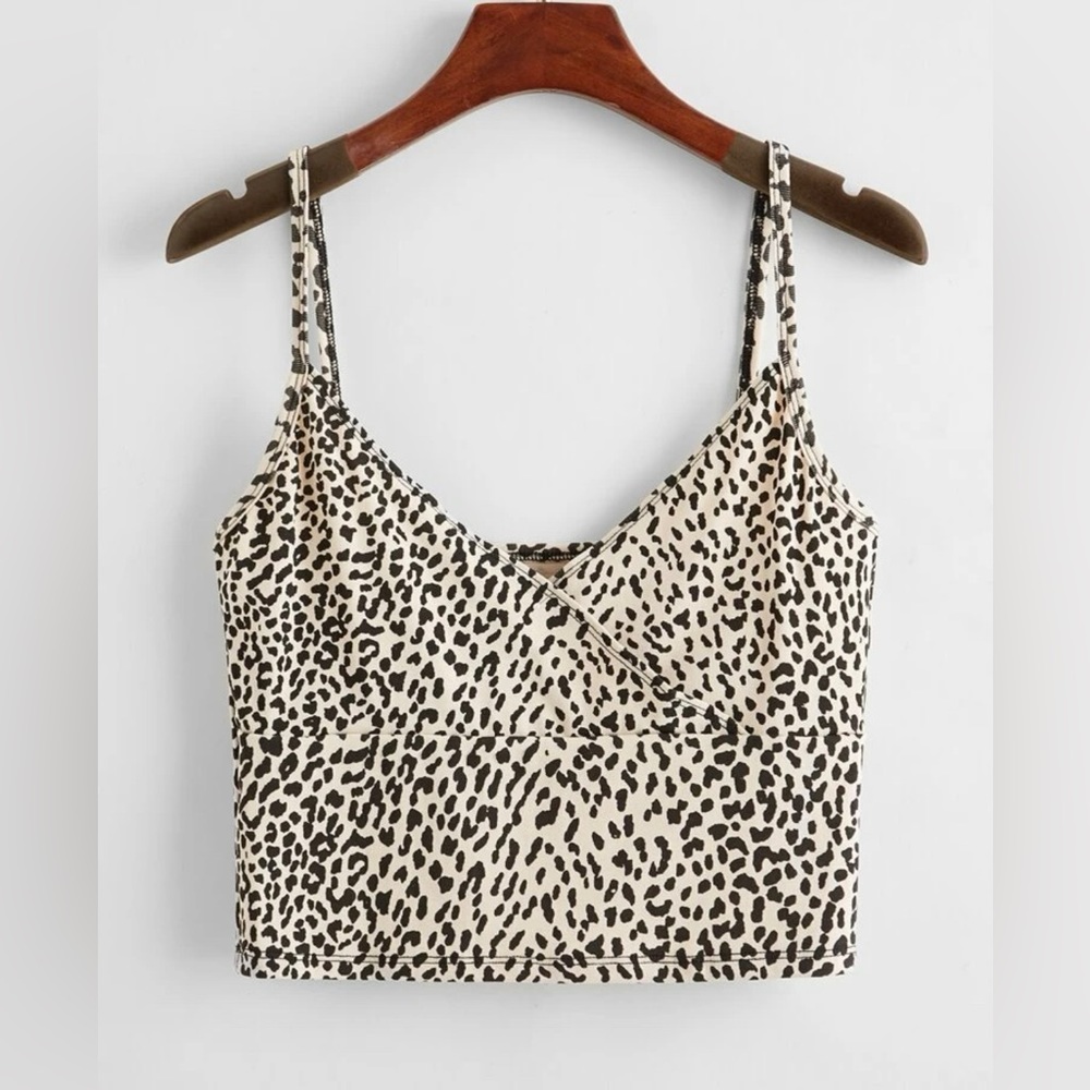 cheetah tank top
